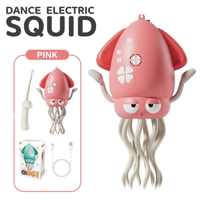 Smart Tentacle Explorer, Electric Dancing Octopus Squid Toy,,Automatic Obstacle Avoidance Cuttlefish Toy,With LED Lights & Music,Self-Navigating,Rhythmically Moves to Music,Usb Rechargeable LED Music Dancing Crawling Octopus