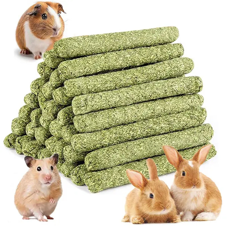 45 Timothy Chew Sticks, Suitable for Pets Such as Rabbits, Guinea Pigs, Hamsters, Chinchillas, Mice, and Gerbils.