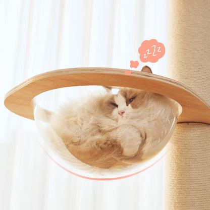 Adjustable Height Cat Tree Tower (102-118 Inches ) 5-Tier Hemp Scratching Post Indoor/Outdoor Sturdy Cat Activity Center with Perches