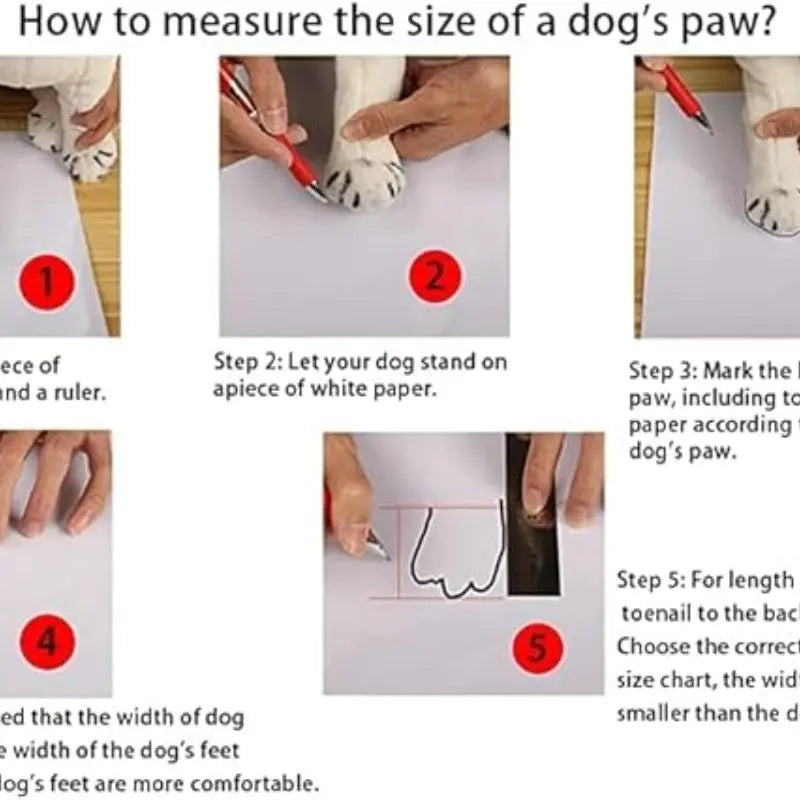 4Pcs Anti-Slip Dog Paw Protectors, Soft Dog Shoes with Straps, Durable Nylon Claw Pads, Suitable for Indoor Outdoor Walking Running