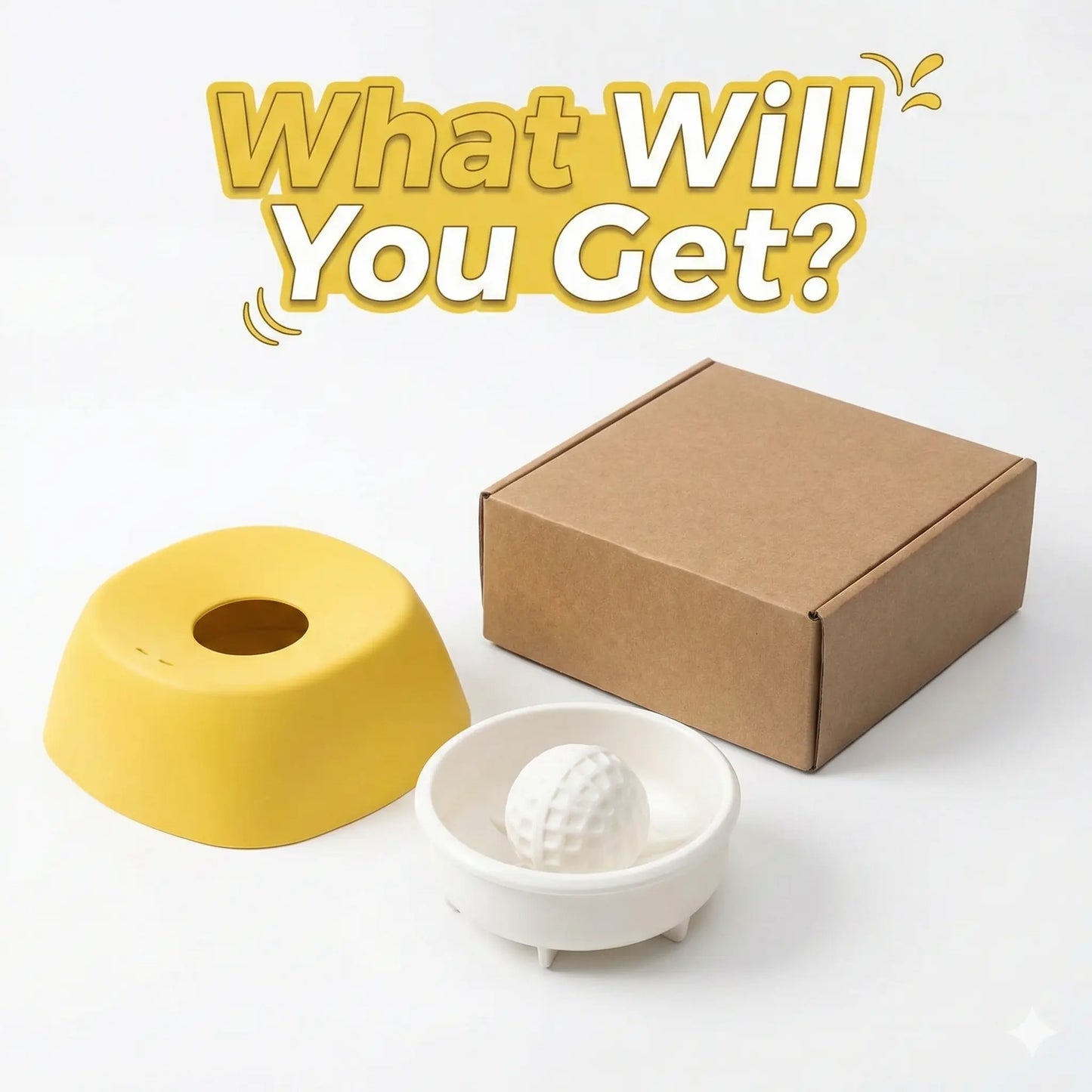 XIXI Spin-To-Eat Dog Slow Feeder Bowl | Interactive Liquid Treat Dispenser & Lick Bowl | Anti-Spill Enrichment for Anxiety & Bloat Relief