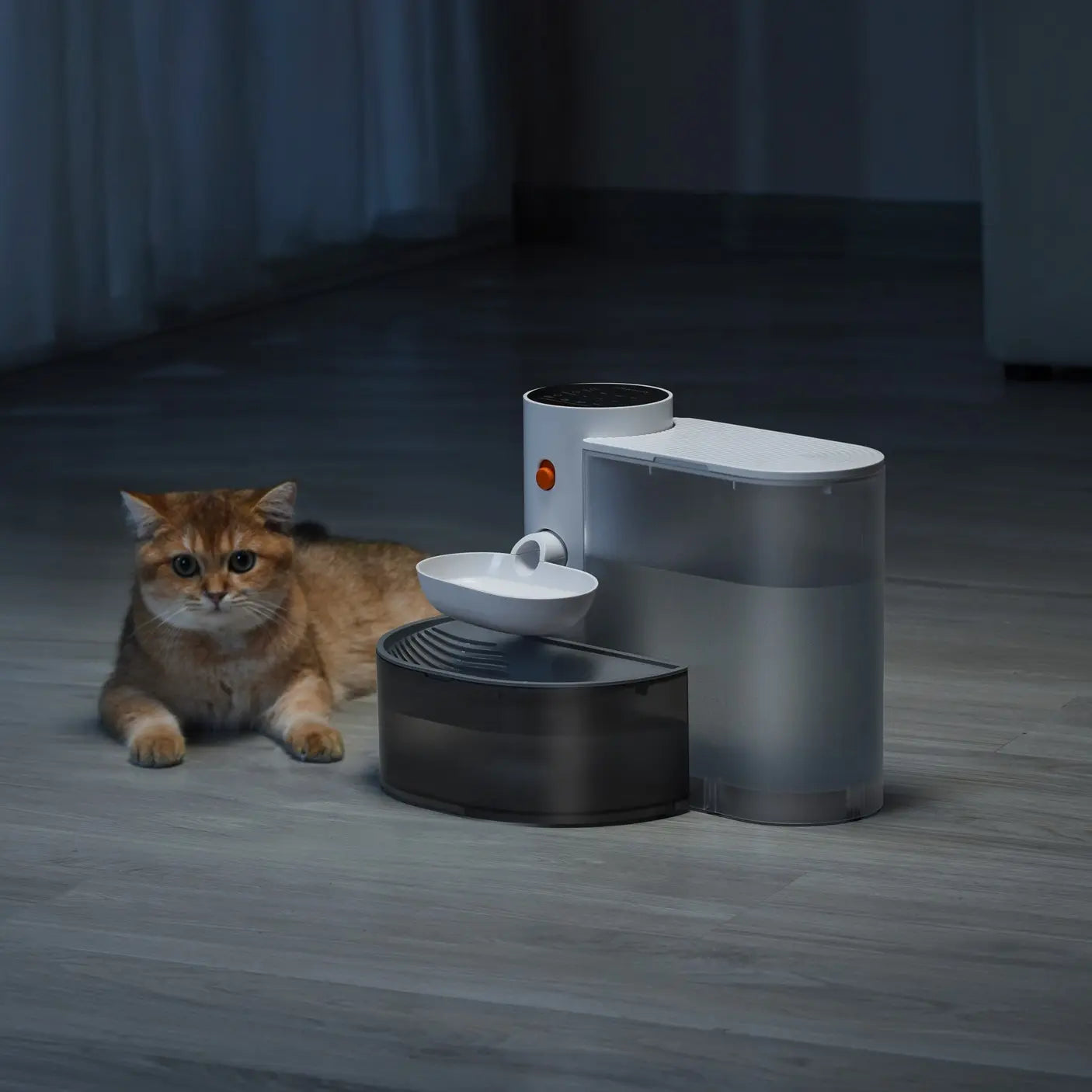 Large 3L Pet Water Fountain with Clean/Dirtyseparation, Super Silent, Easy to Clean - Smart Dog Cat Water Dispenser Filtered Pet Water Smart Water Bowl Smart Automatic Pet Water Fountain