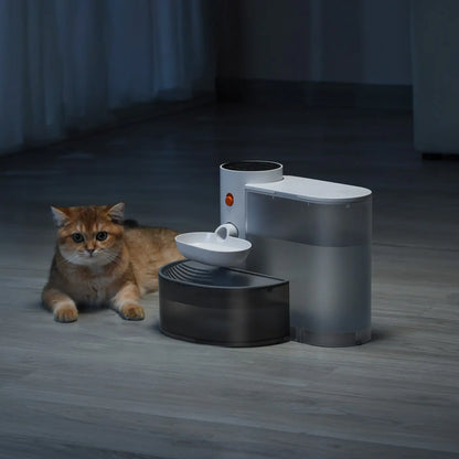 Large 3L Pet Water Fountain with Clean/Dirtyseparation, Super Silent, Easy to Clean - Smart Dog Cat Water Dispenser Filtered Pet Water Smart Water Bowl Smart Automatic Pet Water Fountain