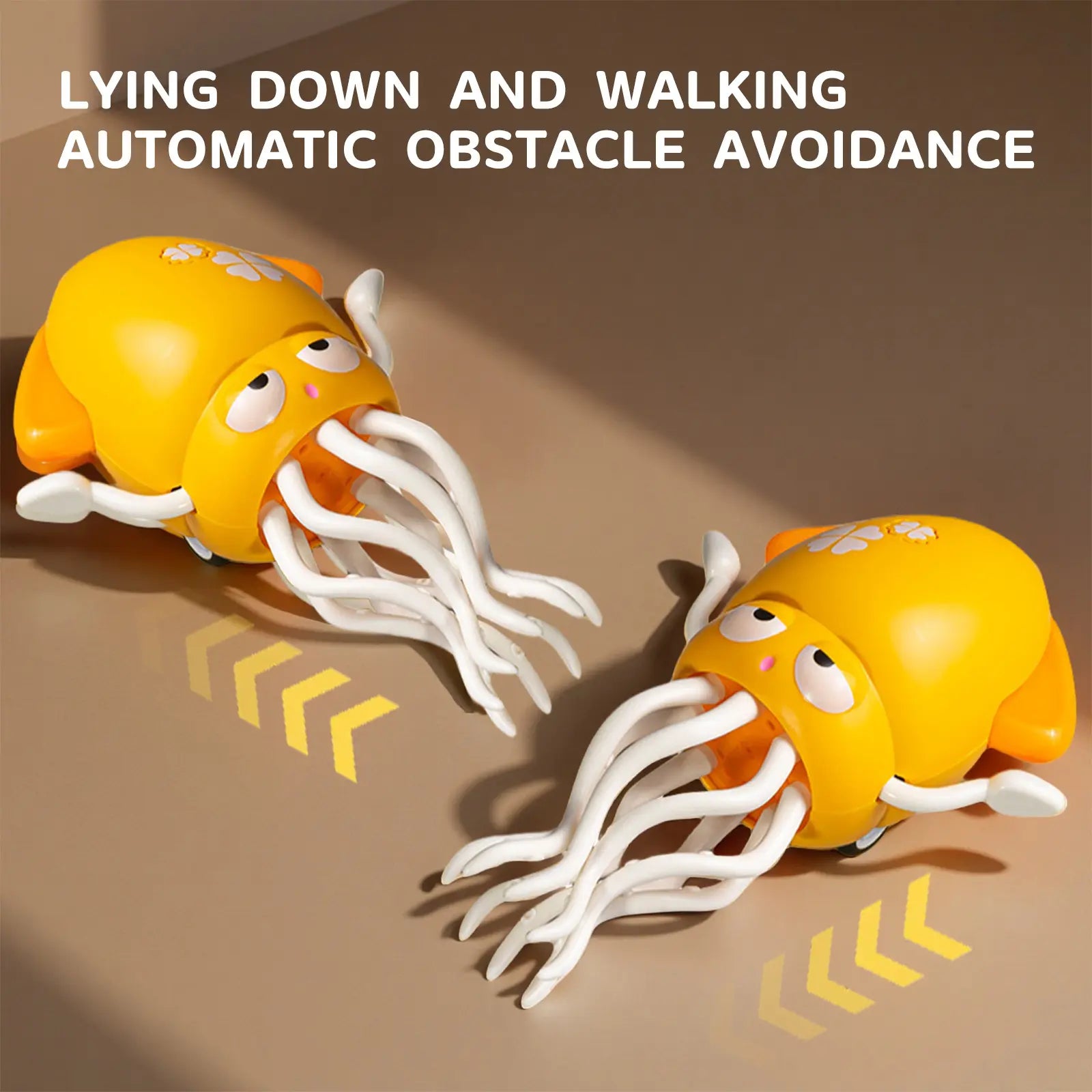 Smart Tentacle Explorer, Electric Dancing Octopus Squid Toy,,Automatic Obstacle Avoidance Cuttlefish Toy,With LED Lights & Music,Self-Navigating,Rhythmically Moves to Music,Usb Rechargeable LED Music Dancing Crawling Octopus