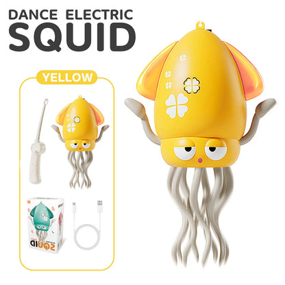 Smart Tentacle Explorer, Electric Dancing Octopus Squid Toy,,Automatic Obstacle Avoidance Cuttlefish Toy,With LED Lights & Music,Self-Navigating,Rhythmically Moves to Music,Usb Rechargeable LED Music Dancing Crawling Octopus